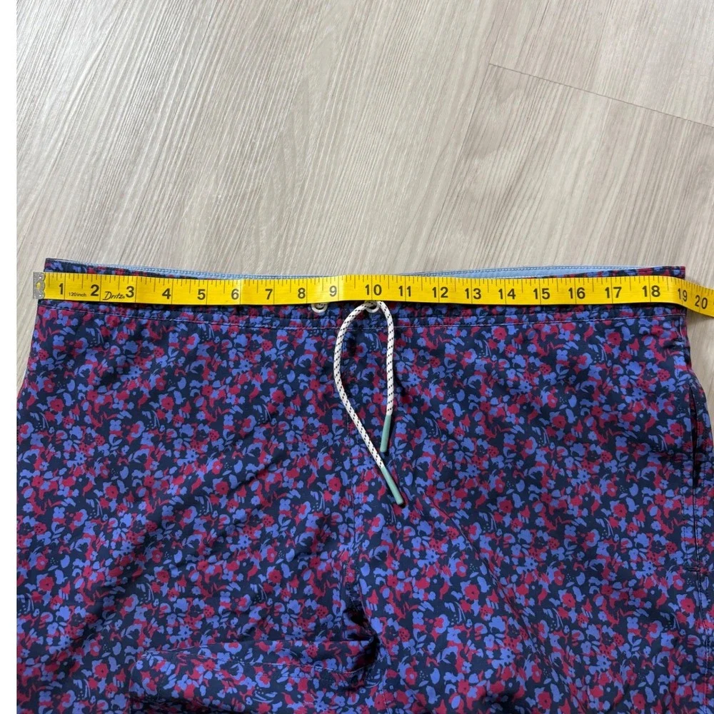 Bonobos Mens Floral Swim Trunks Purple Red 7 Inch Inseam BSM10930N Medium